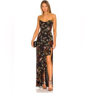 KATIE MAY baby cakes gown in black floral